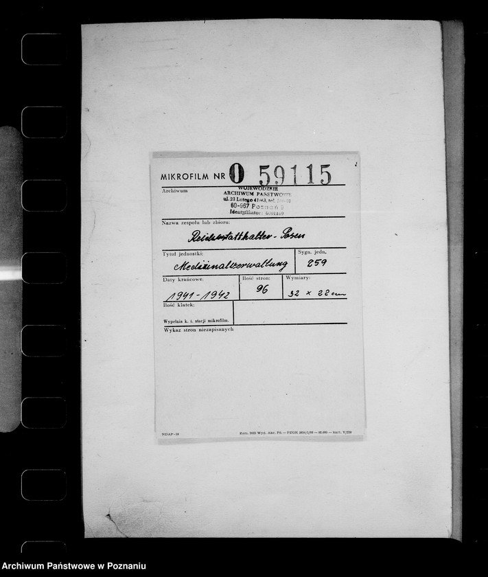 Obraz 2 z jednostki "Medizinalverwaltung"