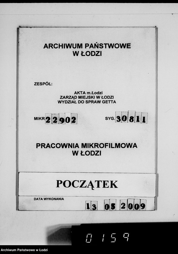 Obraz 1 z jednostki "Pelzabteilung. Warenverwertung an firma Martin Norenberg u.Krause Litzmannstadt"