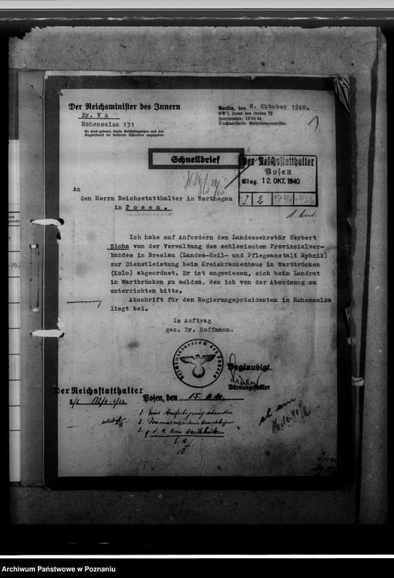 Obraz 5 z jednostki "Abordnung und Abordnungsaufhebung des Landessekretärs Herbert Sicha"