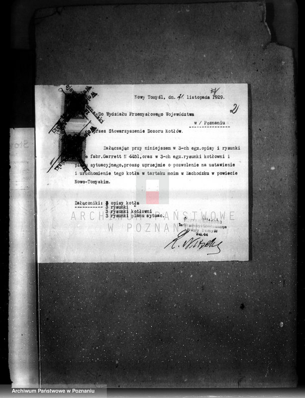 Obraz 6 z jednostki "Tartak R. Nitsche w Zachodzku, pow. nowotomyski nr woj. 521"