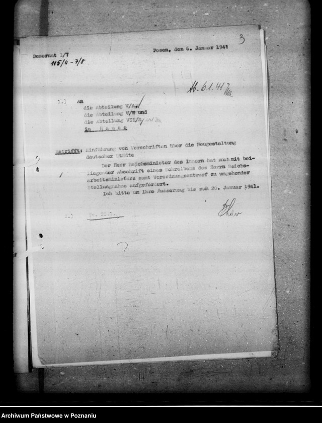 Obraz 7 z jednostki "Verordnung von Vorschriften über die Neugestaltung deutscher Städte in den eingegliederten Ostgebieten"