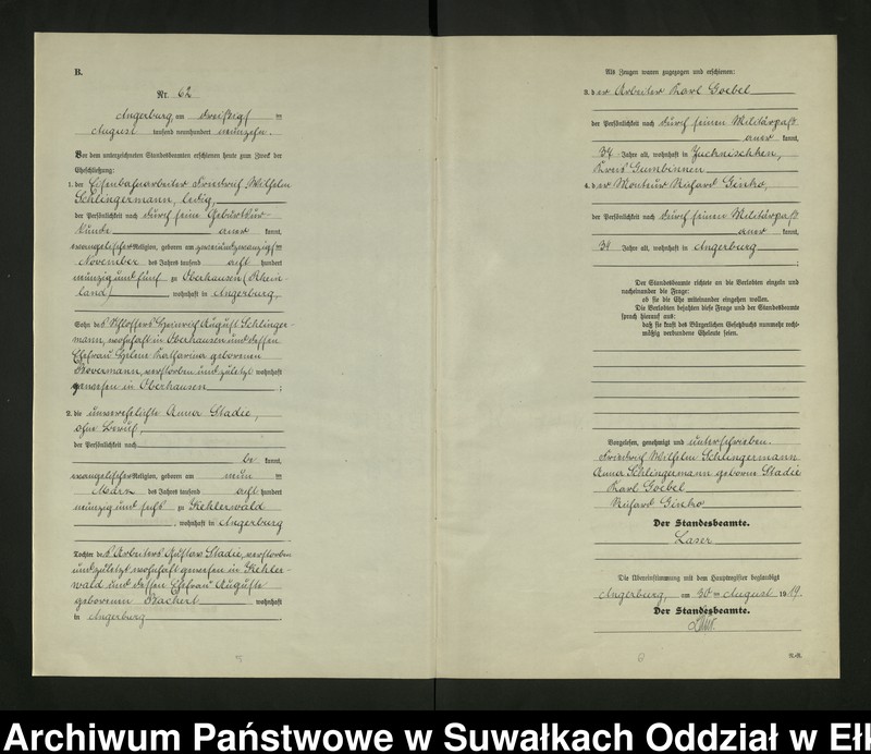 image.from.unit.number "[Heirats - Register (Neben - Register) Standesamt Angerburg einschl. der Bezirke, Gr. Strengeln, Prinowen und Kehlen Kreis Angerburg] No 60 bis 120"