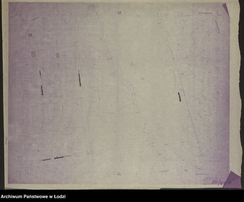 Obraz 3 z jednostki "Plan miasta Rudy Pabianickiej Sekcja 48"