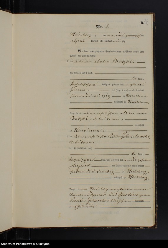 image.from.unit.number "Heiraths-Neben-Register Nr 1 - 28"