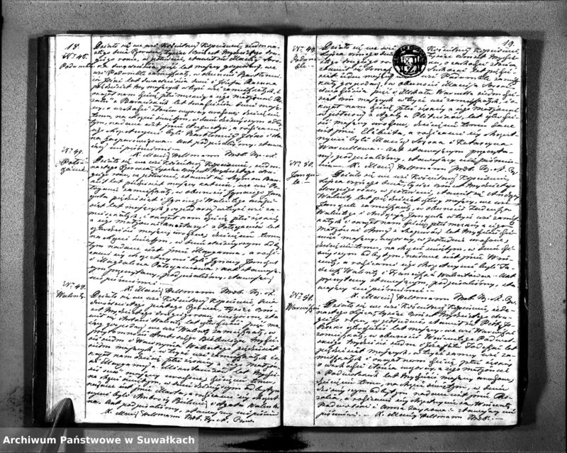 image.from.unit.number "Duplikat Aktów Urodzonych, Zaślubionych i Zeszłych Parafii Kopciowskiey z 1832 Roku."