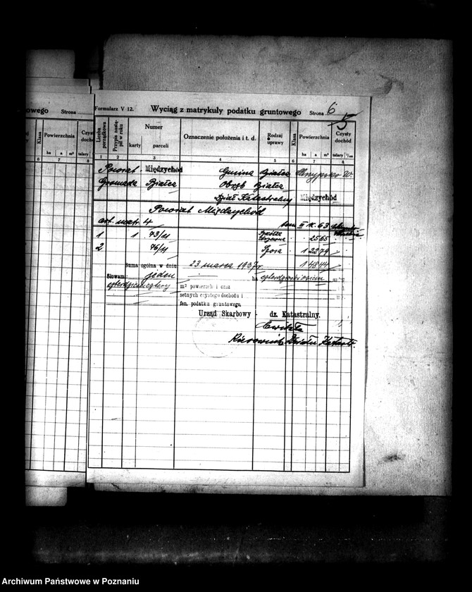 Obraz 10 z jednostki "Przymusowy wykup majątku Chrzypsko Wielkie i Białcz powiatu międzychodzkiego"