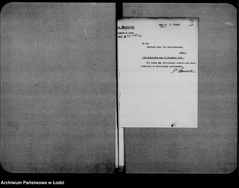 Obraz 13 z jednostki "Przytułek dla umysłowo chorych"