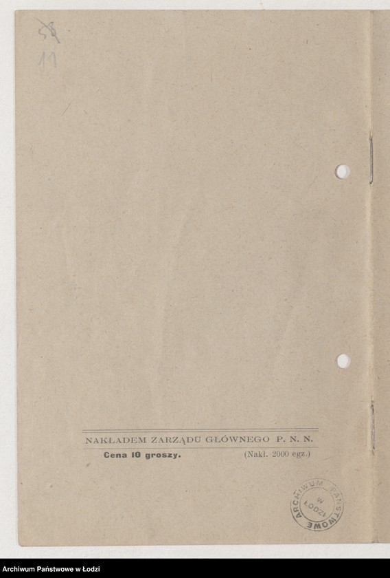 Obraz 11 z jednostki "[Broszura programowa Stronnictwa Niezawisłosci Narodowej]"