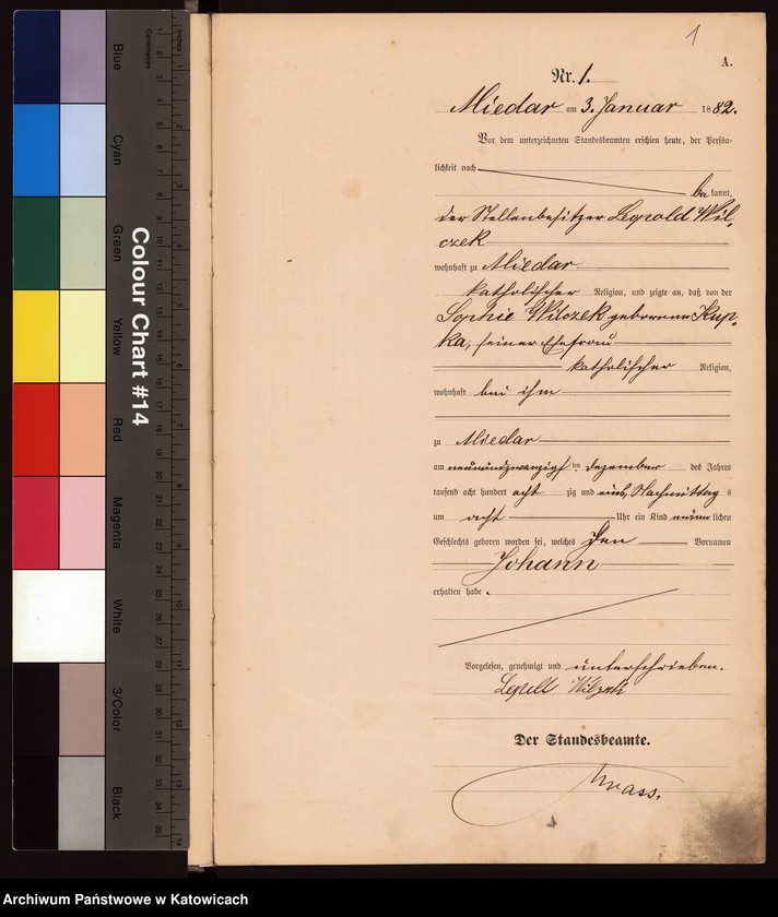 Obraz z jednostki "Księga urodzeń nr 1-60 (1882), 1-63 (1883), 1-74 (1884), 1-61 (1885)"