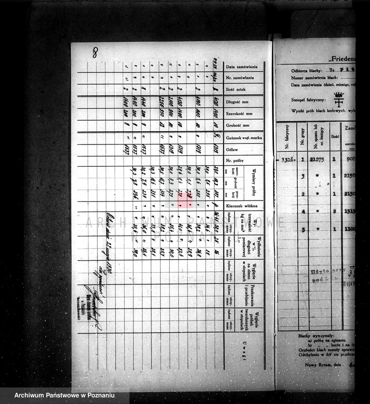 Obraz 12 z jednostki "Tartak w maj. Klęka pow. jarociński, własność Jonanne nr woj. kotła 6113 nr fabr. kotła 22849"