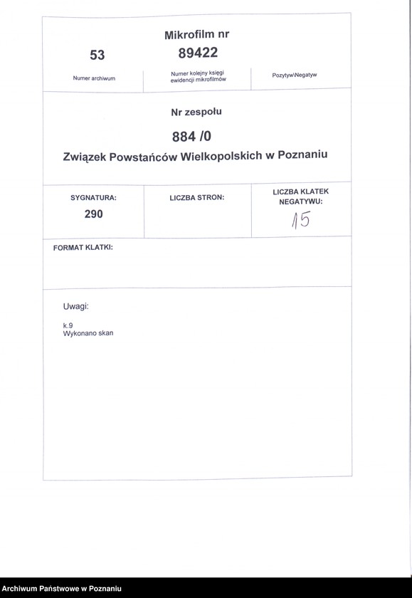 Obraz 14 z jednostki "Odolanów, powiat Ostrów - akta koła."