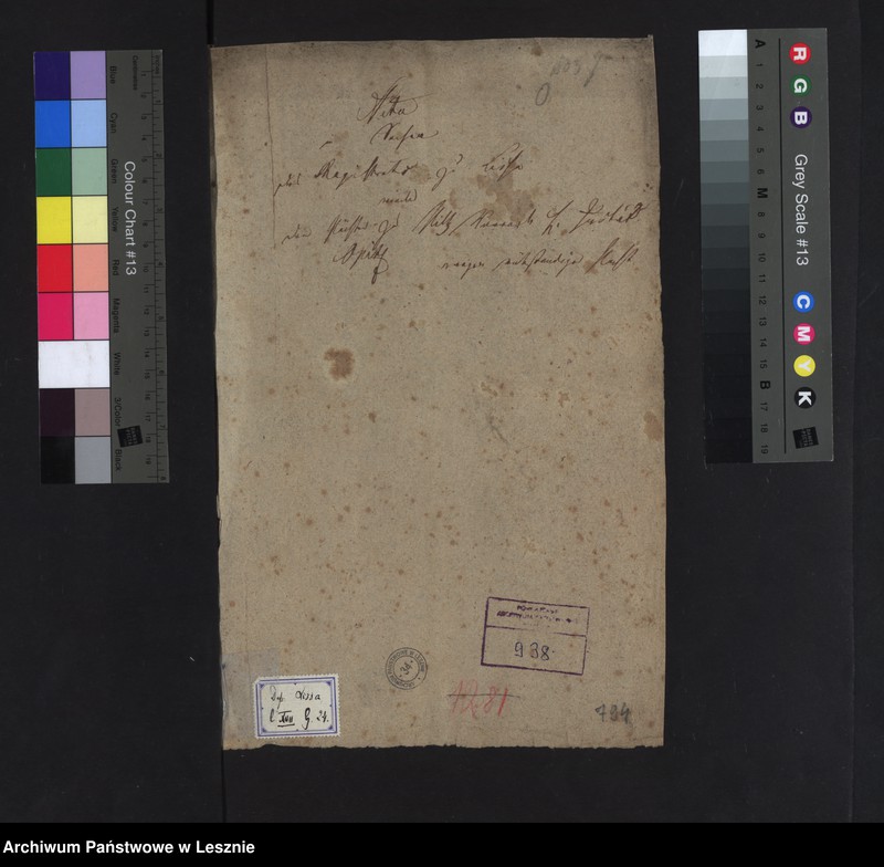 image.from.unit.number "[Die Sachen des Magistrats zu Lissa wider den Pächter zu Pilz-Vorwerk, Justitiarius Opitz, wegen röckständiger Pacht]"