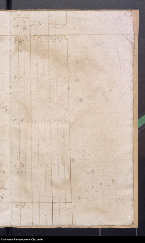 image.from.unit.number "Kobultische Kirchen Jahres Rechnung über Einnahme und Ausgabe Geld"