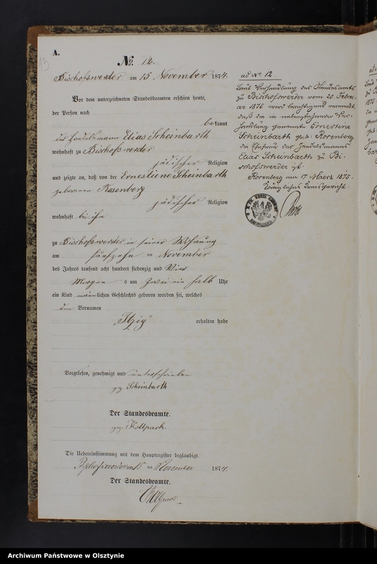 image.from.team "Urząd Stanu Cywilnego w Biskupcu Pomorskim pow. iławski (dawny pow. suski )"