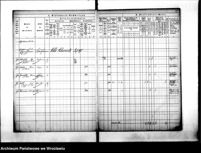 image.from.unit.number "Klassensteuerolle nebst Einkommens Nachweisung"