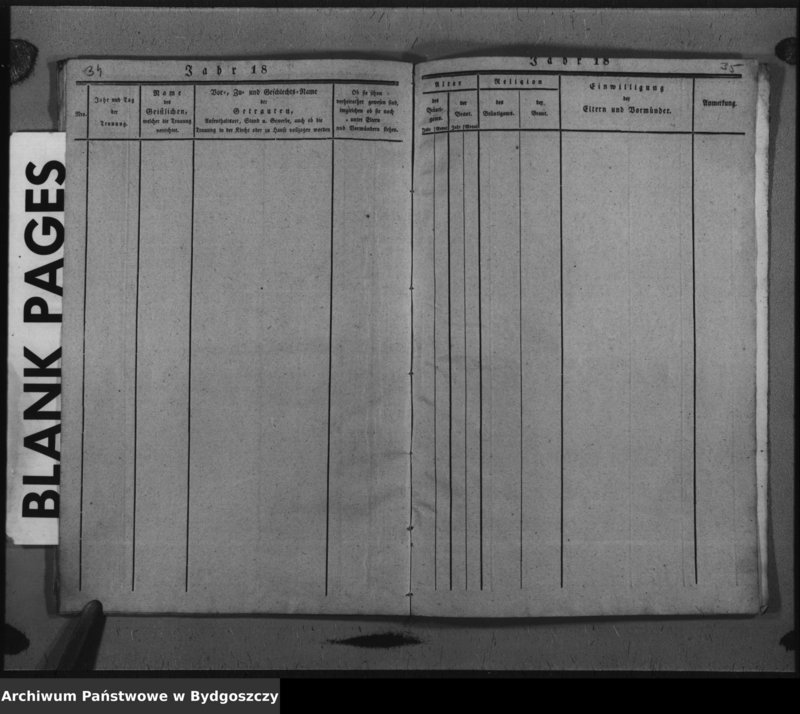 image.from.unit.number "Duplikat der Tauf - Trau - und Todtregister der evangelischen Kirche zu Inowrazlaw Jahr 1852"