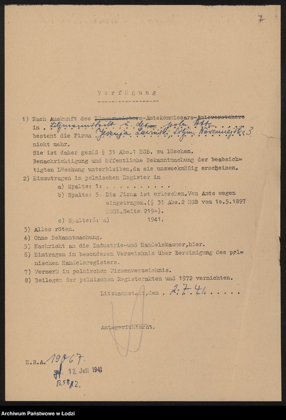 Obraz 9 z jednostki "Isszuja Josif Lewiński – drobna sprzedaż manufaktury bawełnianej"