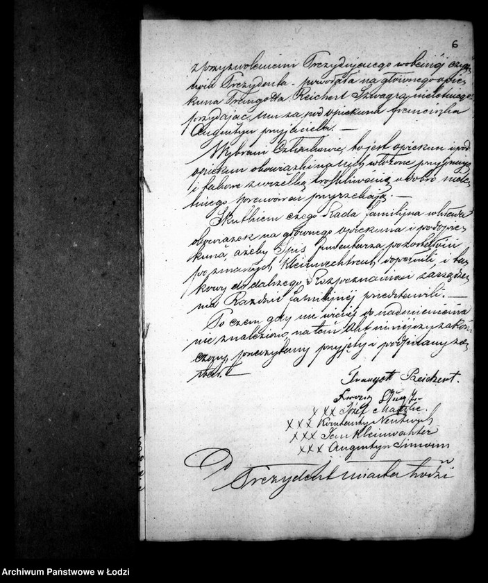 Obraz 10 z jednostki "Akta tyczące się ustanowienia opieki nad nieletnim dzieckiem i spisu inwentarza pozostałości po Józefie i Katarzynie małżonkach Klainwechter"