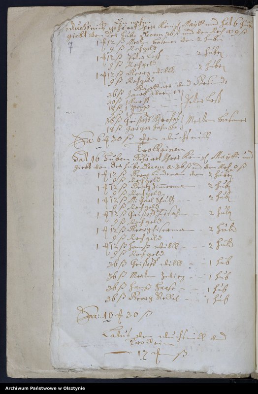 image.from.unit.number "Kirchen Rechnung des Kirchspiels Herzogswalde"