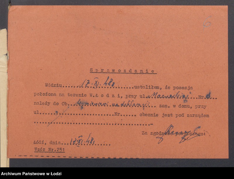 image.from.unit.number "Księga inwentarzowa nieruchomości m. Łodzi ul. Mazurska"