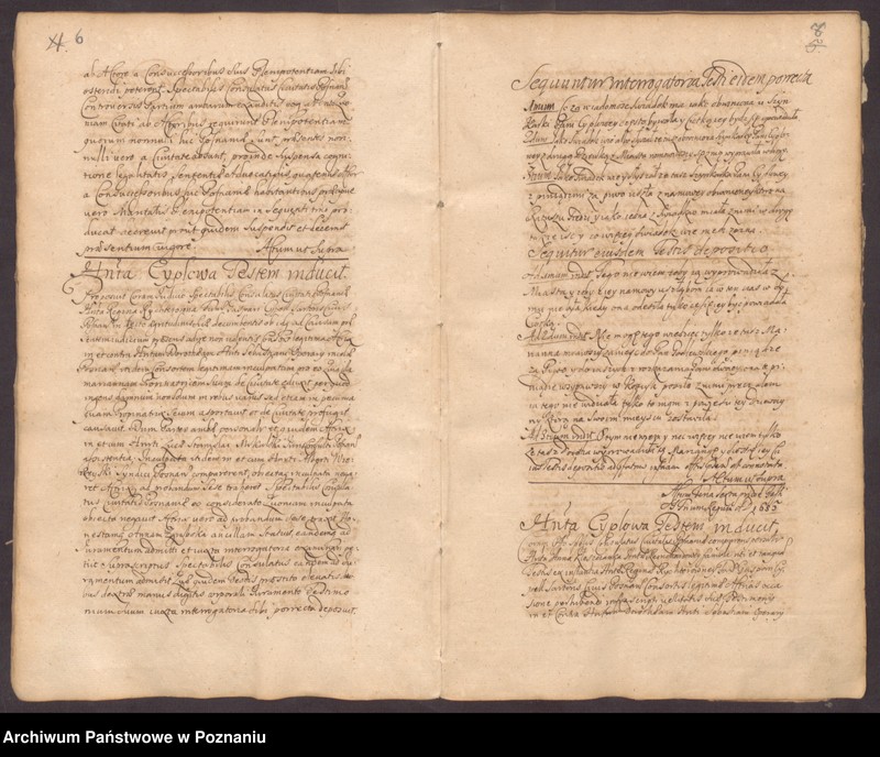 Obraz 7 z jednostki "Protocolon actorum officii consularis Posnaniensis."