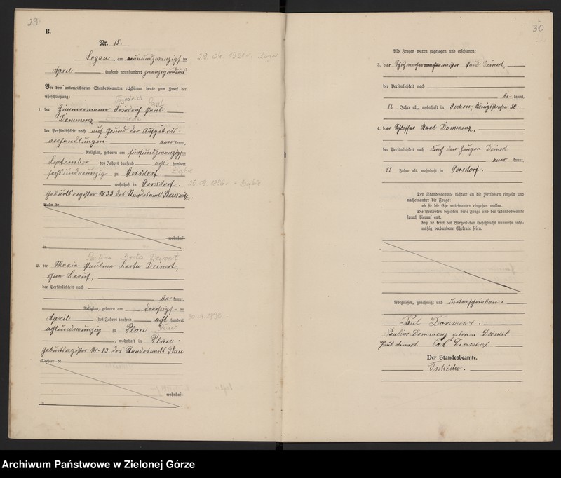 Obraz 17 z jednostki "[Księga małżeństw]"