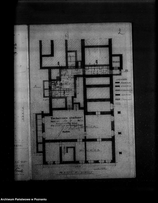 Obraz 6 z jednostki "Rysunek przebudowy mleczarni w Swarzędzu na gruncie Landwirtschaftliche Zentralgennosenschaft"