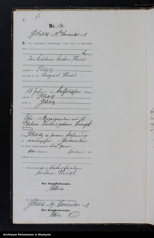 image.from.unit.number "Sterbe-Neben-Register Nr 1 - 14"