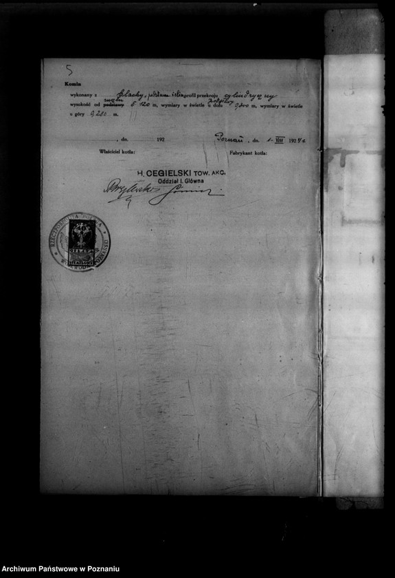 Obraz 9 z jednostki "Majętność Sielec powiat rawicki nr woj. kotła 3634"