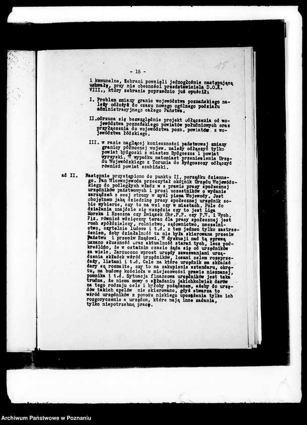 Obraz 19 z jednostki "/Zebranie periodyczne wojewódzkie naczelników władz i urzędów niezespolonych II instancji/"