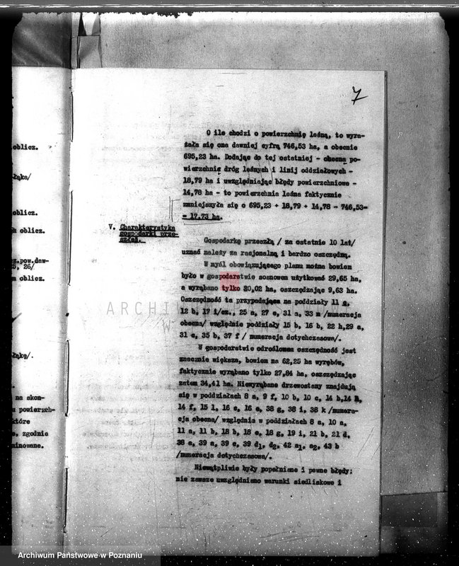 Obraz 11 z jednostki "Plan urządzania gospodarstwa leśnego dla lasu majętności Stary Białcz-Czacz powiat kościański 1935-1945"