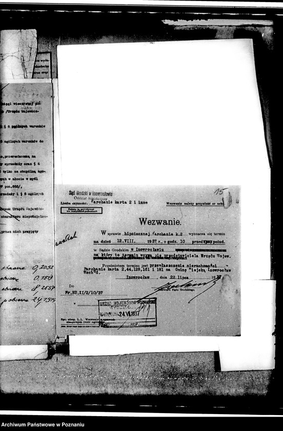 Obraz 19 z jednostki "Przewłaszczenie dotacji Parchanie powiat inowrocławski"
