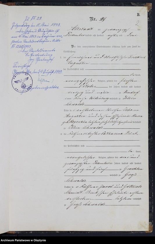 image.from.unit.number "Heiraths-Neben-Register TomII,Nr 29"