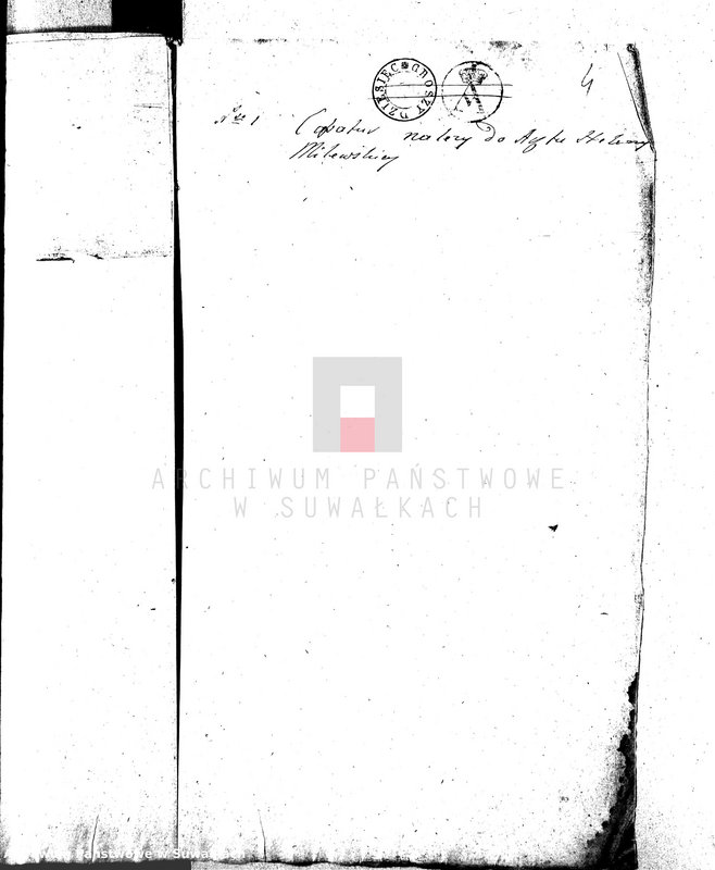 image.from.unit.number "Dowody do Akt Małżeństw Gminy Wigierskiey od dnia 1 Maja 1812 Roku do dnia ostatniego kwietnia 1813 Roku."