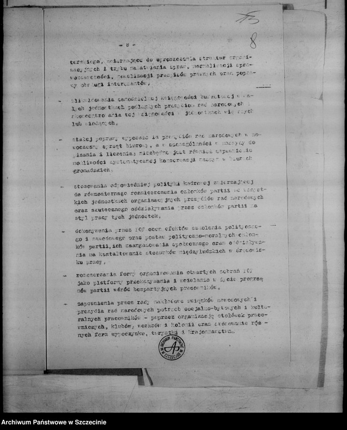 image.from.unit.number "Narady partyjno-służbowe w prezydiach rad narodowych województwa szczecińskiego - informacja"