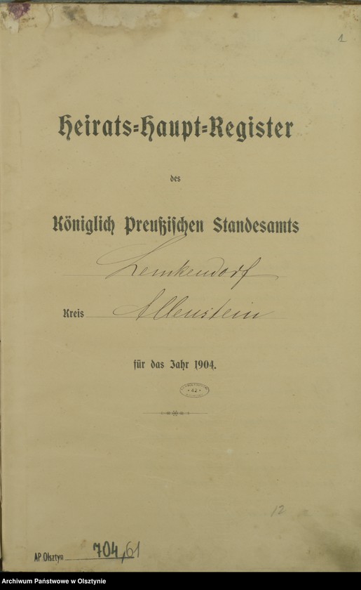 image.from.unit.number "Heiraths-Haupt-Register Nr 1 - 18"