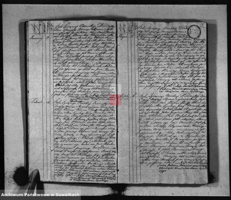 image.from.unit.number "Akta Urodzonych Gminy Berznickiey od Dnia 1-o Stycznia 1820 Roku"