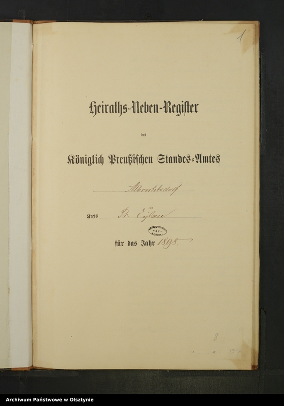 image.from.unit.number "Heiraths-Neben-Register Nr 1 - 17"