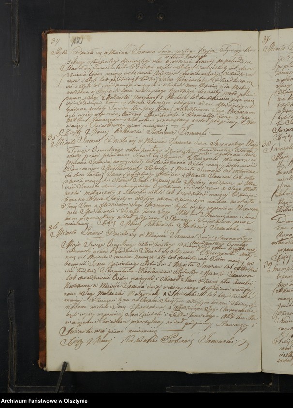 image.from.unit.number "Akta Urodzenia, Małżeństw, Zeyścia Parafij Janowskiej Powiatu Przasnyskiego Gubernij Płockiej z Roku 1849"