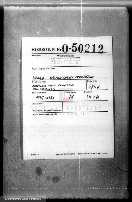 Obraz 2 z jednostki "Majętność /leśna/ Pamiątkowo powiat obornicki"