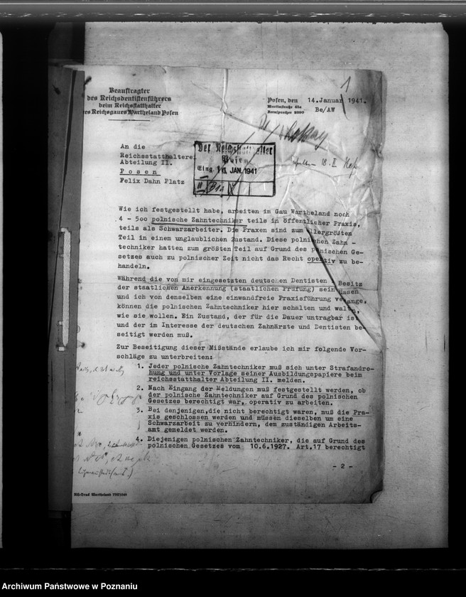 Obraz 5 z jednostki "Berufsübung polnischer Dentisten"