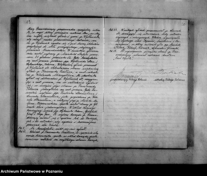 Obraz 14 z jednostki "Protokoły zebrań zarządu, plenarne"