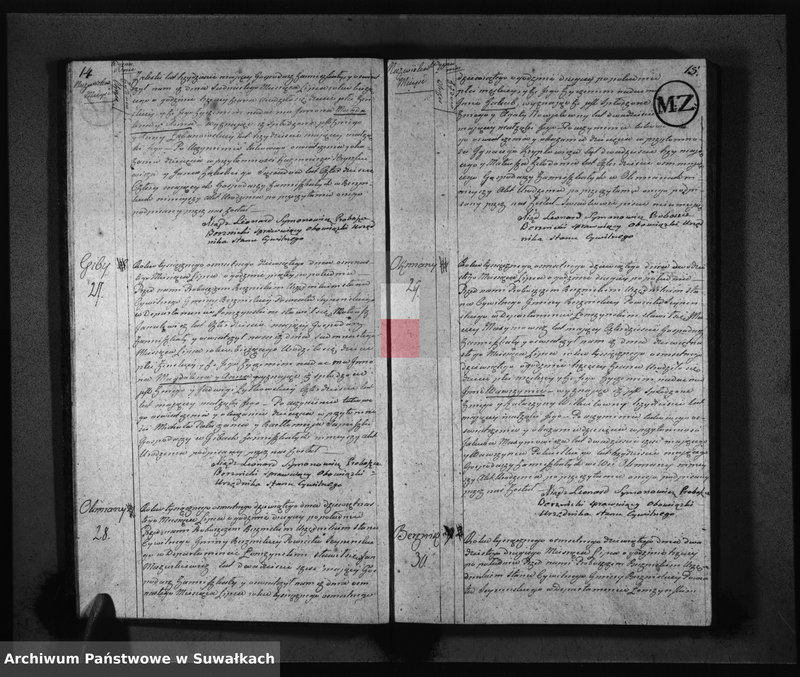 image.from.unit.number "Akta Urodzonych w Gminiej Berznickiey od 10-go Maja 1809 R-u"