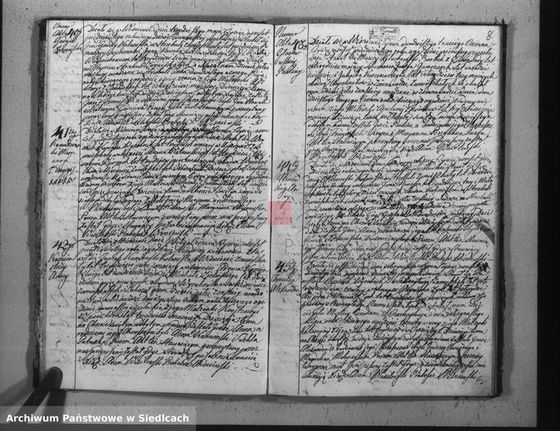 Obraz 11 z jednostki "[Akta urodzeń, małżeństw, zgonów]"