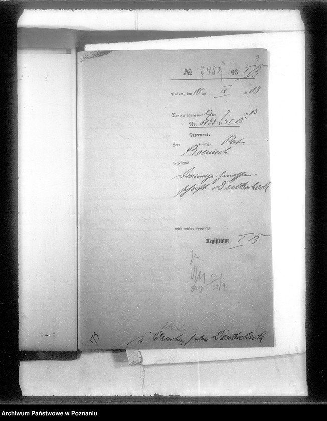 image.from.unit.number "Die Bildung der Draenage-Genossenschaft Deutschock im Kreise Schroda Trzek"