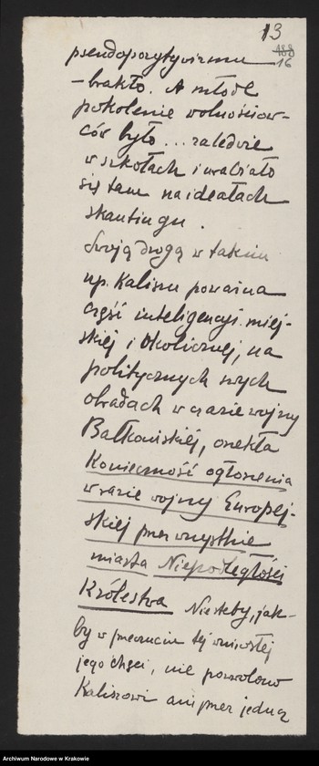 image.from.unit.number "Stosunki polityczne w Królestwie Polskim - materiały i omówienia ogólne."