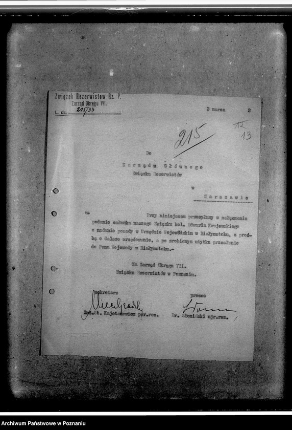 Obraz 17 z jednostki "Korespondencja z Zarządem Głównym"