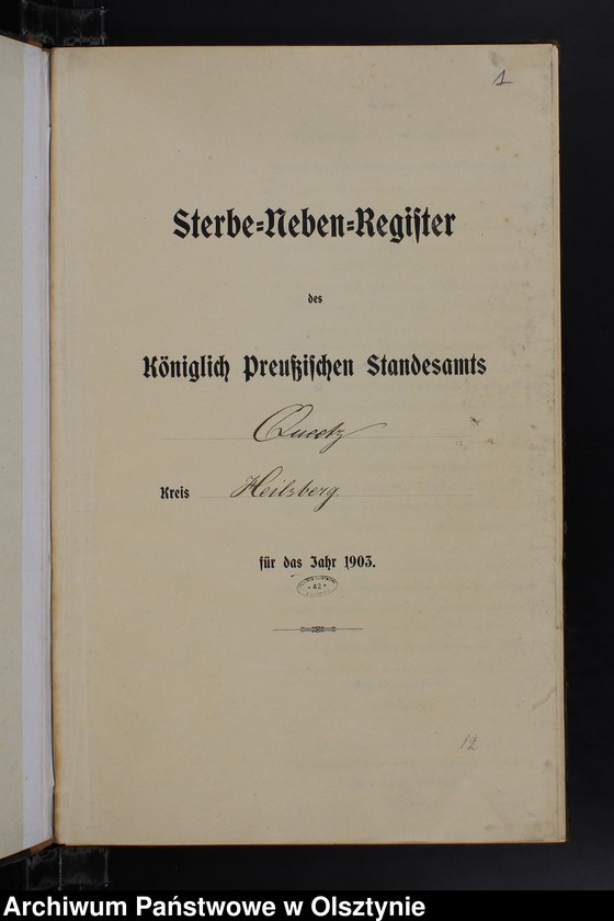image.from.unit.number "Sterbe-Neben-Register Nr 1 - 24"