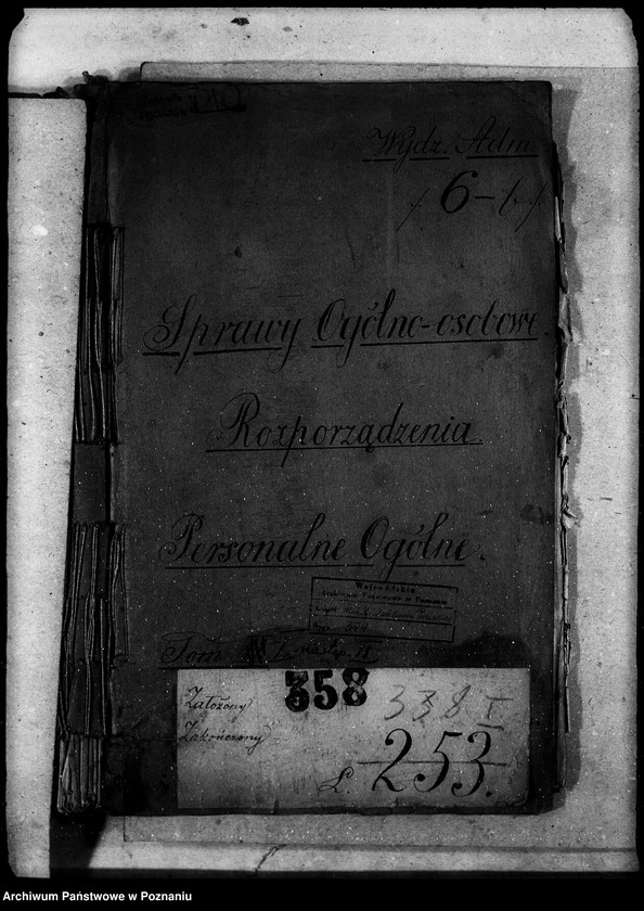 Obraz 4 z jednostki "Sprawy ogólno - osobowe. Rozporządzenia personalne ogólne"