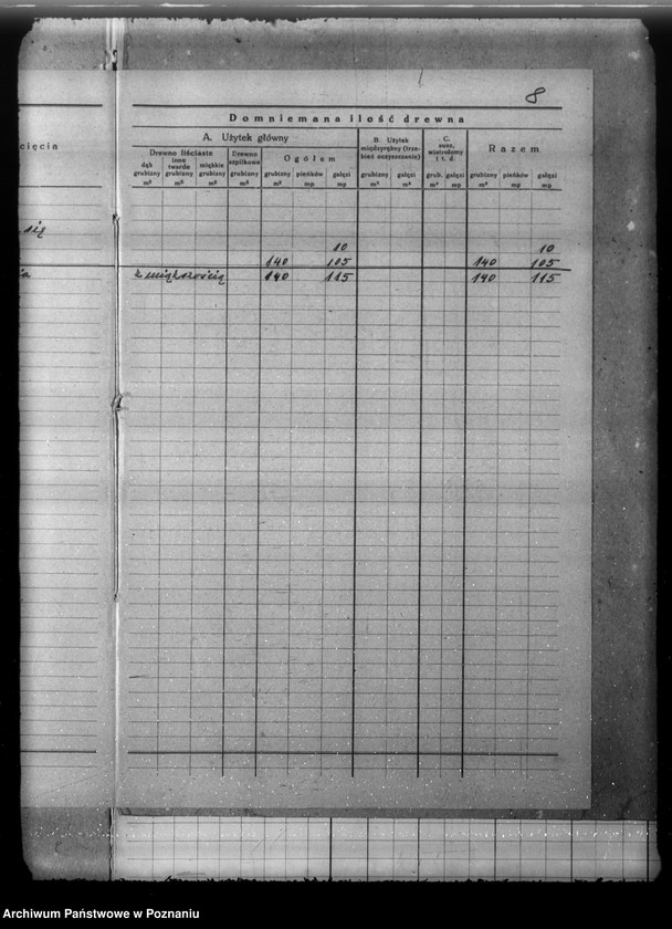Obraz 13 z jednostki "Program gospodarczy lasu Strzyżewo w powiecie nowotomyskim 1934-1944"